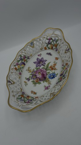 Vassoio ovale bouquet fiori - , di