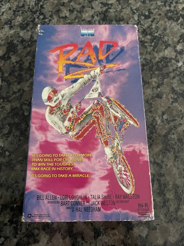Rad vhs tape 1986 - rad,