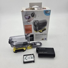 Videocamera Sony HDR-AS15 HD Action Camcorder con custodia impermeabile e scatola funzionante!