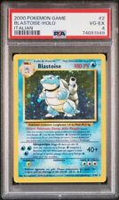 GIOCO POKEMON 2000 BLASTOISE HOLO UNLIMITED ITALIANO #2/102 PSA 4 VG-EX