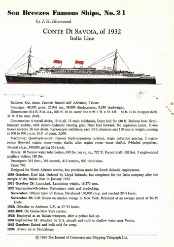 Conte savoia del 1932 - savoia,