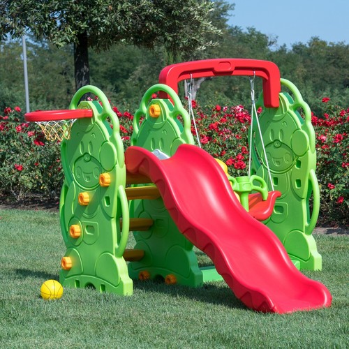 Scivolo orso con - scivolo, altalena