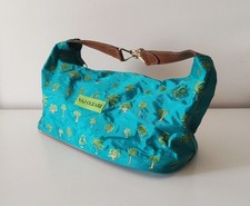 NAJ OLEARI Beauty Pochette Borsa Sacca Porta Tutto VINTAGE Anni 80 Palme Verde