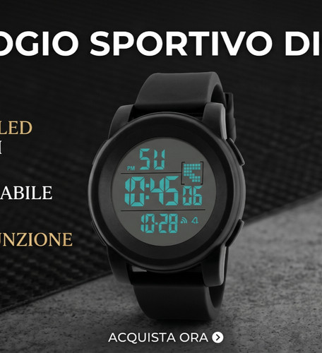 Orologio sportivo digitale - orologio,