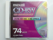 RARE MAXELL CD-RW AUDIO 74 min