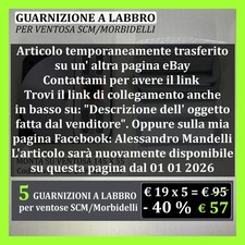 5 guarnizioni per ventosa SCM/Morbidelli 145x55 (set da 5 pz. maggior risparmio)