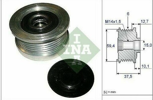 Puleggia alternatore hyundai - puleggia,