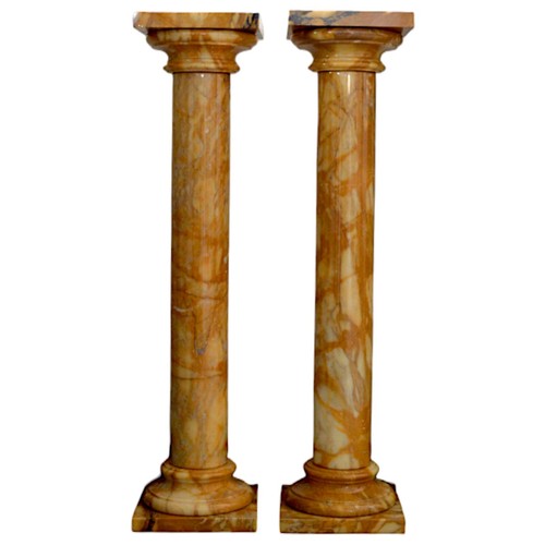 Coppia colonne marmo - coppia, in