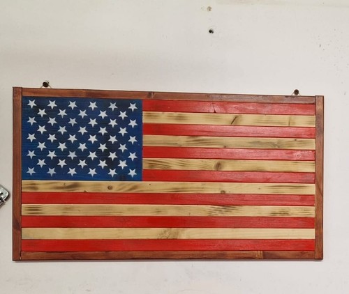 Bandiera americana rustica - bandiera,