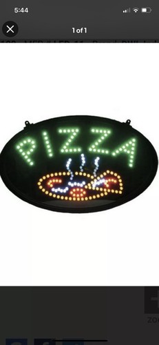 Insegna pizza led - insegna,