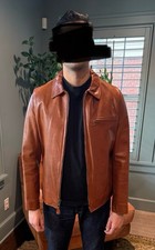 Giacca di pelle Schott Cafe Racer taglia media 42