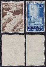 Italia 1951 - 29° Fiera di Milano serie 2 v. nuova MNH** g.I. ottima centratura