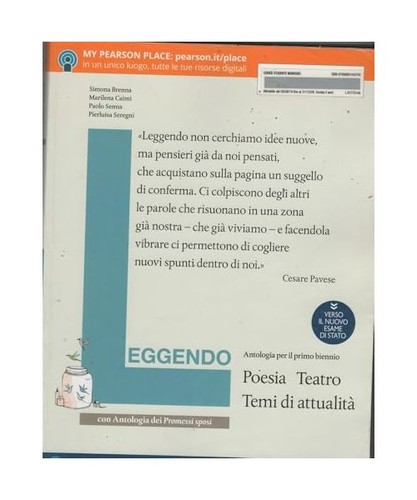 Leggendo antologia italiana - leggendo.,