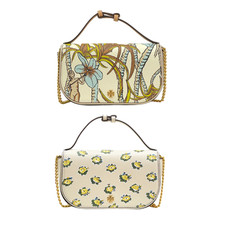 Borsa a tracolla TORY BURCH donna Emerson piccola stampata manico superiore