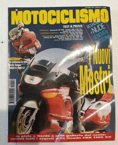 Motociclismo 1996 bmw k - motociclismo,