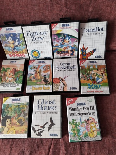 Lotto videogiochi sega master - lotto,
