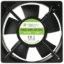 Techly Ventola per PC 120x120x25 220V