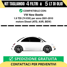 Tagliando per VW New Beetle