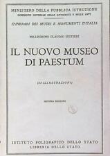 IL NUOVO MUSEO DI PAESTUM SESTIERI PELLEGRINO CLAUDIO BROSSURA