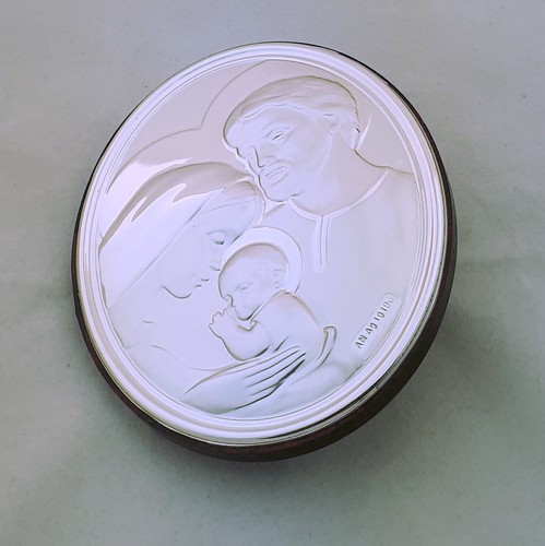 Icona sacra famiglia - , argento