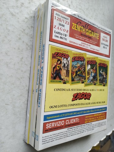 Lotto zagor zenith - zagor,