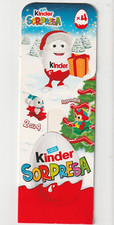C6 - Scatola Aperta Ovetti Cioccolato Kinder Sorpesa Natale Kinderino