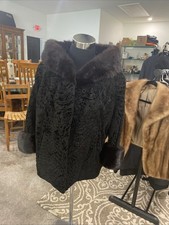 Cappotto agnello persiano nero