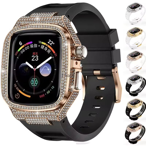 Cinturino cassa diamante - , lusso
