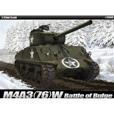 M4 A3 (76) W BATTLE OF BULGE KIT 1:35 Academy Kit Mezzi Militari Modellino Nuovo
