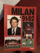 LIBRO MILAN 1991 92 CALCIO SCUDETTO CAPELLO MAGLIA SHIRT CAMISETA MAILLOT BOOK