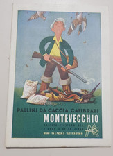 CALENDARIO PUBBLICIARIO CACCIA MONTEVECCHIO 1951 EPOCA
