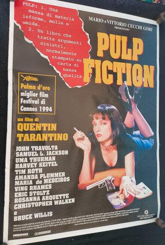 Pulp fiction manifesto poster - pulp,