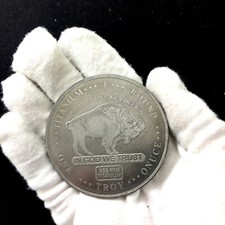 1 oncia lingotto di titanio bufalo bufalo USA bisonte 1 oz 999 lingotto di titanio moneta medaglia