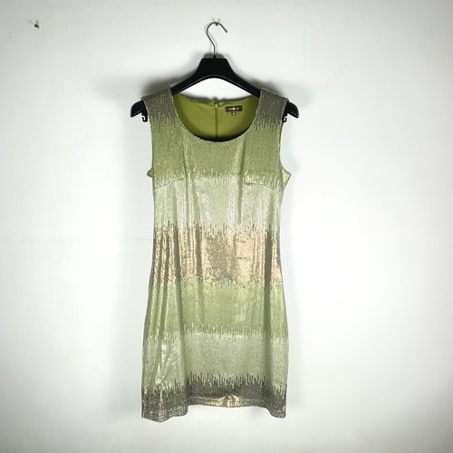 Surkana abito mini - surkana, verde/oro