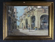  QUADRO ANTICO OLIO SU TAVOLA