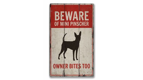 Mini insegna pinscher novità - mini,