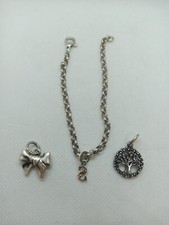 Bracciale Rolo' Raspini Con Lettera S + 2 Charms