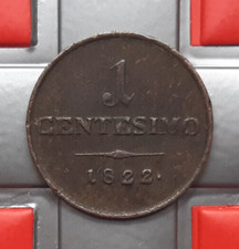(£)  1 Centesimo 1822 M