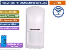 Sensore doppio pir wireless - sensore,