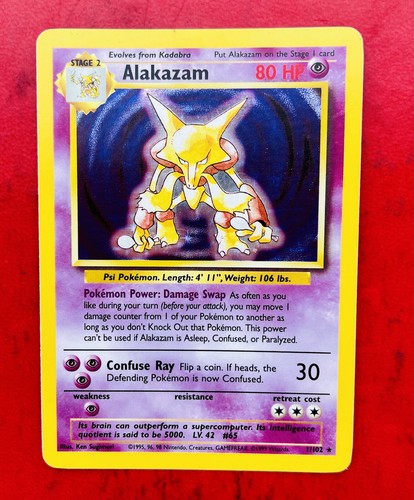 Lotto carte pokemon alakazam - lotto,