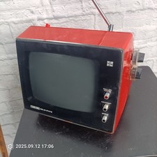TV vintage Toshiba rosso a