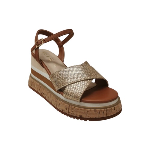 Keys sandalo donna cuoio con - sandalo,