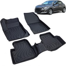 Tappetini auto gomma nero - gomma,