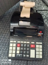 Calcolatrice Olivetti Logos 912 Eco friendly Scrivente Stampante Funzionante 