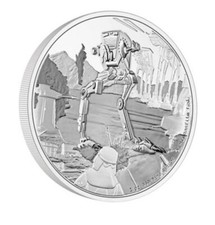 2022 Niue Star Wars AT-ST 1 oz Silver Star Walker (Box & COA) - 