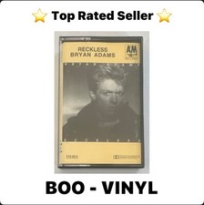 Bryan Adams ~ Reckless - Rare Greek Issue Cassette Tape Play Tested