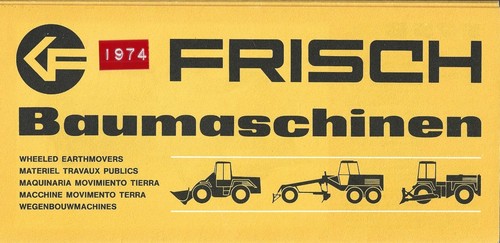 Depliant frisch baumaschinen - frisch,