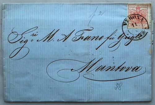 Lombardo veneto 1856 lettera - 1856,