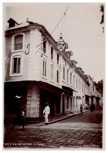 Martinique saint pierre rue - martinique,,