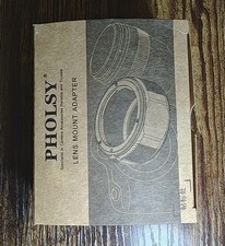 PHOLSY EF-MFT Lens adapter (Canon EF lenses on Olympus or Panasonic Lumix)